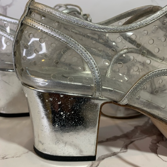 Chanel Clear Derby Shoes 37.5 - Picture 4 of 14